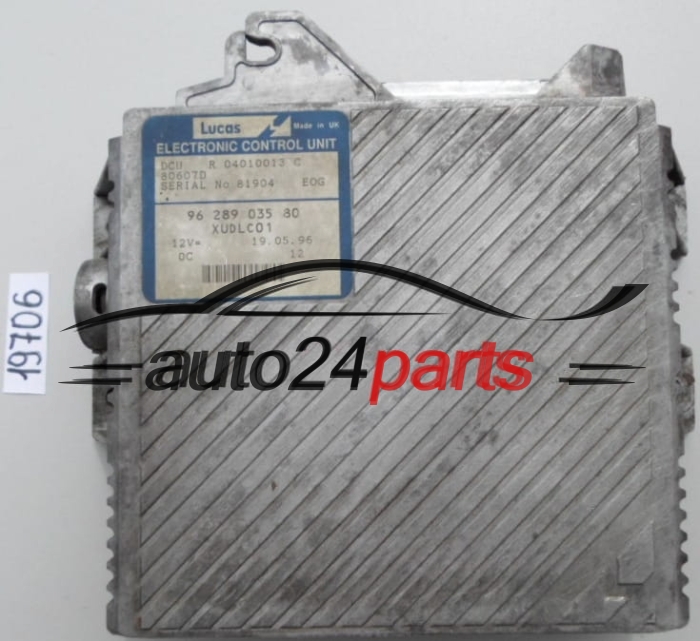 PEUGEOT 806 CITROEN EVASION FIAT ULYSSE 2.1 TD LUCAS DCU R04010013C, R 04010013 C, 9628903580, 96 289 035 80 XUDLC01