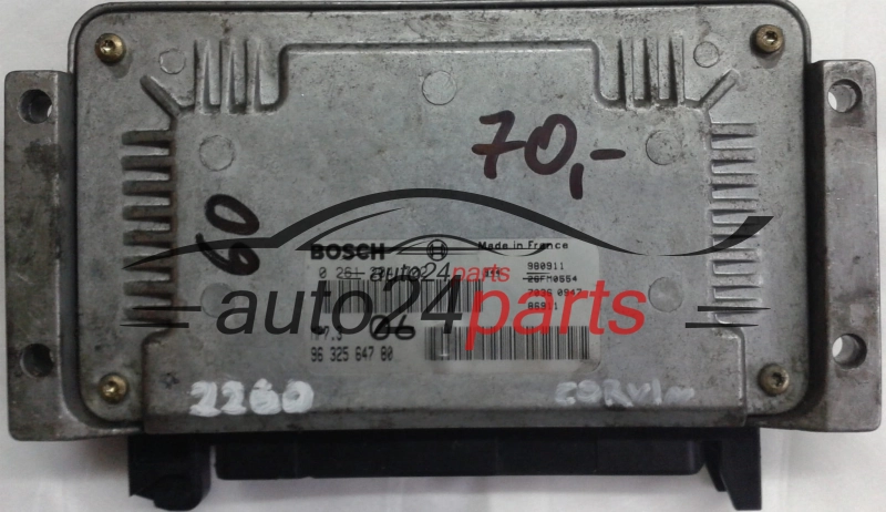 PEUGEOT 806 2.0 9632564780 BOSCH 0261204702 MP7.3 06 26FM0554