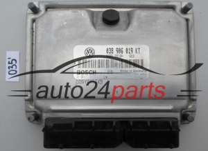 KOMPUTER STEROWNIK SILNIKA SEAT IBIZA SKODA FABIA 1.9 TDI 038906019KT, 038 906 019 KT, BOSCH 0 281 011 219, 0281011219, DIESEL EDC15P+ 5213, 1039S02920 -  035, 040, 050