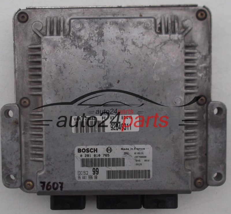 PEUGEOT 607 2.2 HDI BOSCH 0 281 010 765, 0281010765, 96 441 996 80, 9644199680