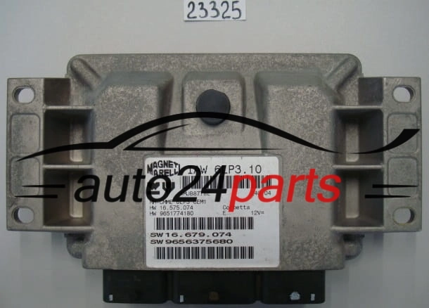 PEUGEOT 407 2.2 IAW6LP3.10, IAW6LP310, HW 9651774180, 16575074, 16.575.074, SW 9656375680, 16679074, 16.679.074