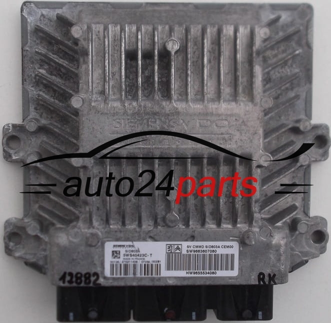 PEUGEOT 407 2.0 HDI 5WS40423C-T, SW9663607080