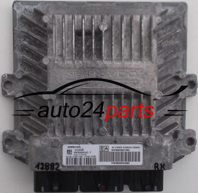 PEUGEOT 407 2.0 HDI 5WS40423C-T, SW9663607080