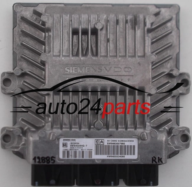 PEUGEOT 407 2.0 HDI 5WS40264G-T, SW9663007980, HW9655534080