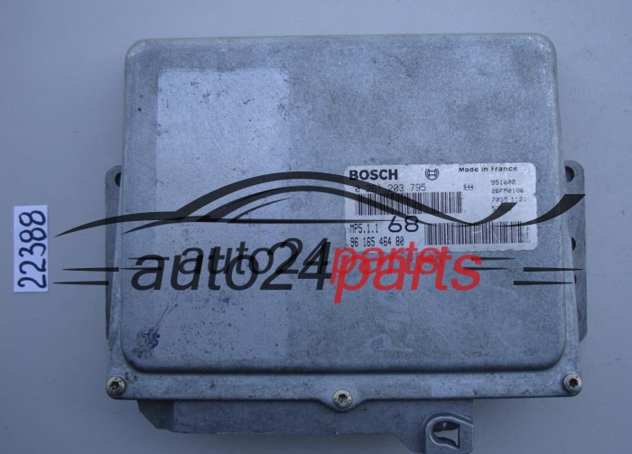 PEUGEOT 407 1.8 BOSCH 0 261 203 795, 0261203795, 96 165 464 80, 9616546480