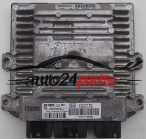 CENTRALINA MOTORE PEUGEOT 406 CITROEN XSARA SIEMENS SID 801A 5WS40037D-T, 5WS40037DT, SW 9650517780, HW 9647423380