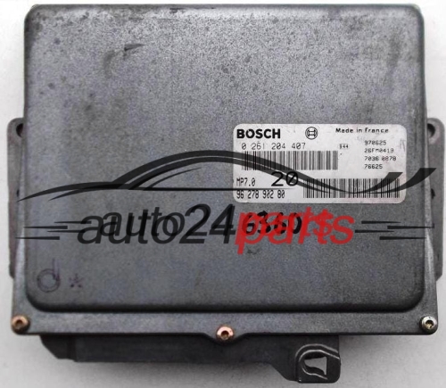 PEUGEOT 406 3.0 V6 BOSCH 0261204407, 0 261 204 407, 9627890280, 96 278 902 80, MP7.0 20