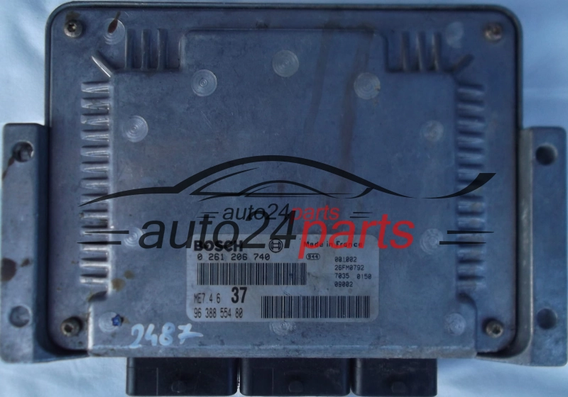 PEUGEOT 406 3.0 9638855480 BOSCH 0261206740 ME7.4.6 37