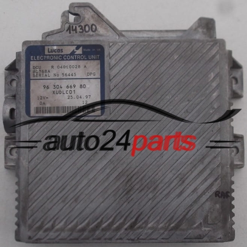 PEUGEOT 406 2.1 TD 9630466980 XUDLC01 R04010028A
