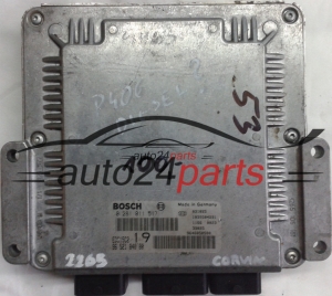 CENTRALINA DO MOTORE PEUGEOT 406 2.0 HDI BOSCH 0281011517 9652184080 9646850580 EDC15C2 19 1039S04291
