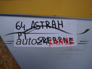 DRZWI PRAWE TYLNE OPEL ASTRA H SREBRNE