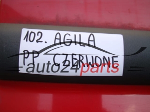 DRZWI PRAWE PRZEDNIE OPEL AGILA CZERWONE