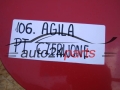 DRZWI PRAWE TYLNE OPEL AGILA CZERWONE