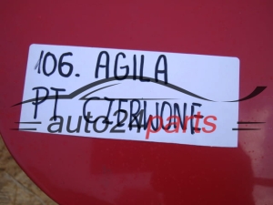 DRZWI PRAWE TYLNE OPEL AGILA CZERWONE