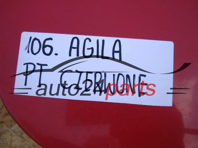 DRZWI PRAWE TYLNE OPEL AGILA CZERWONE