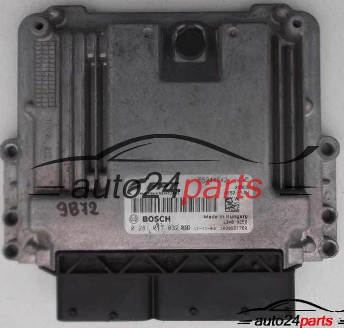CALCULATEUR MOTEUR FIAT DUCATO 2.8 JTD BOSCH 0 281 017 832, 0281017832, 55244342