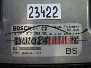 KOMPUTER STEROWNIK SILNIKA HONDA FRV FR-V 2.2 BOSCH 0281012250, 0 281 012 250, 37820-RJL-E13, 37820RJLE13 BS