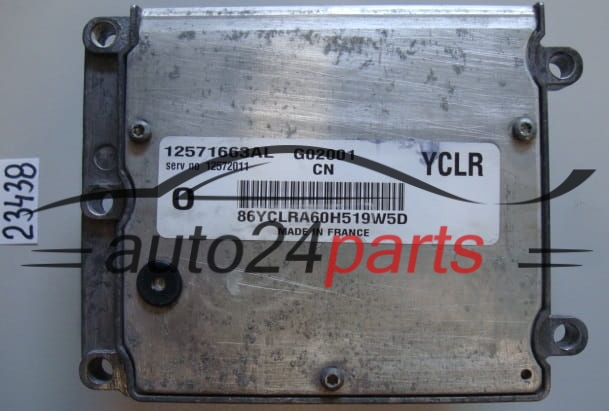 Sterownik silnika Opel Vectra C 12571663AL 12572011