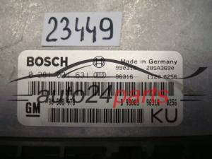 KOMPUTER STEROWNIK SILNIKA OPEL ASTRA VECTRA ZAFIRA 2.0 DTI BOSCH 0 281 001 631, 0281001631, GM 90 508 976 KU, 90508976KU, 90508976