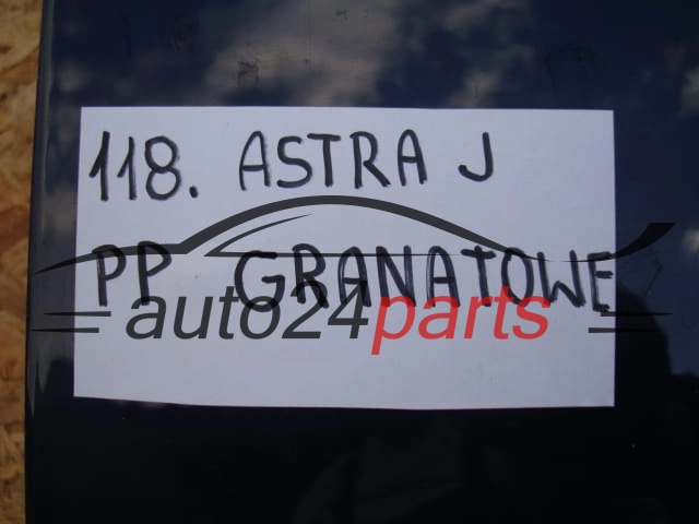 DRZWI PRAWE PRZEDNIE OPEL ASTRA J GRANATOWE