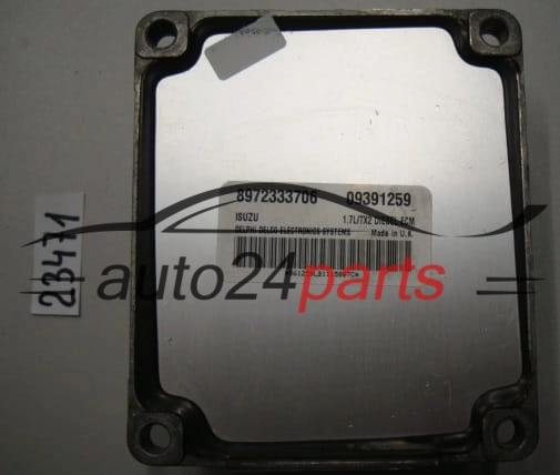 KOMPUTER STEROWNIK SILNIKA OPEL CORSA COMBO 1.7 DELPHI DELCO 09391259 ISUZU 8972333706