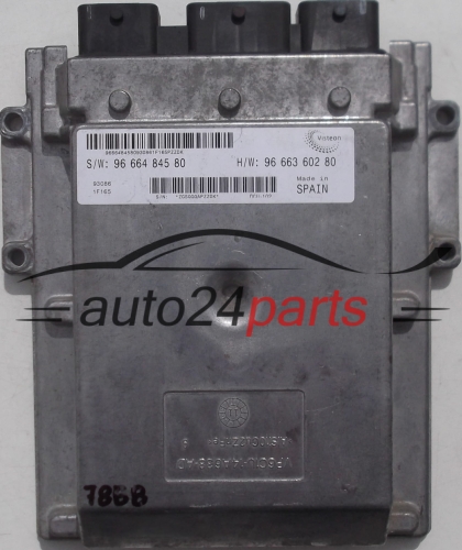 KOMPUTER STEROWNIK SILNIKA PEUGEOT BOXER, CITROEN JUMPER, FIAT DUCATO 2.2 HDI 96 663 602 80, 9666360280,96 664 845 80, 9666484580