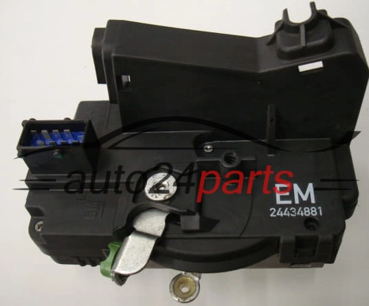 CENTRALNY ZAMEK DRZWI PRAWYCH PRZEDNICH OPEL CORSA C MERIVA 24434881 EM