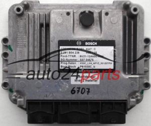 KOMPUTER STEROWNIK SILNIKA PEUGEOT CITROEN BOSCH 0 281 B04 238, 0281B04238, 8V21-12A650-KA6, 8V2112A650KA6, 12A650KA6, S07 04575, S0704575, EDC 16C34-5.101 - 6682, 6707, 6718