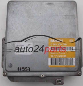 MOTORSTEUERGERÄT ECU STEUERGERÄT CITROEN PEUGEOT 1.0 BOSCH 0 261 200 780, 0261200780, 96 171 500 80, 9617150080 