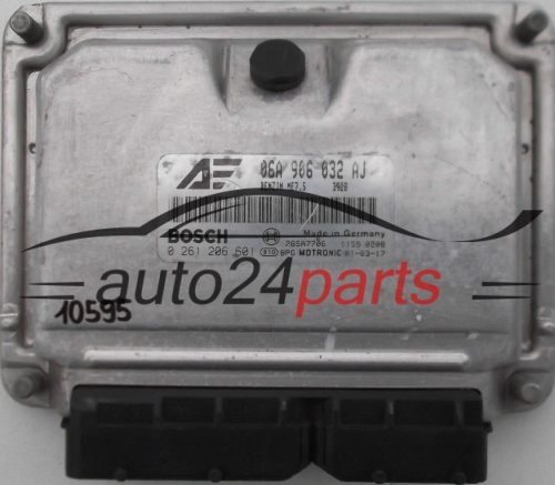 ΜΟΝΑΔΑ ΕΛΕΓΧΟΥ ΚΙΝΗΤΗΡΑ VW VOLKSWAGEN SHARAN ALHAMBRA 2.0 BOSCH 0 261 206 601, 0261206601, 06A 906 032 AJ, 06A906032AJ