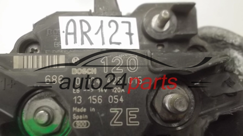 Alternator Opel Corsa C Combo 1.2 1.4 120A 0124425015 13156054ZE – zdjęcie 3