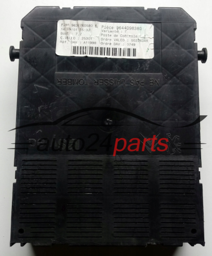 BSI PEUGEOT 9636760580E, 9644098380