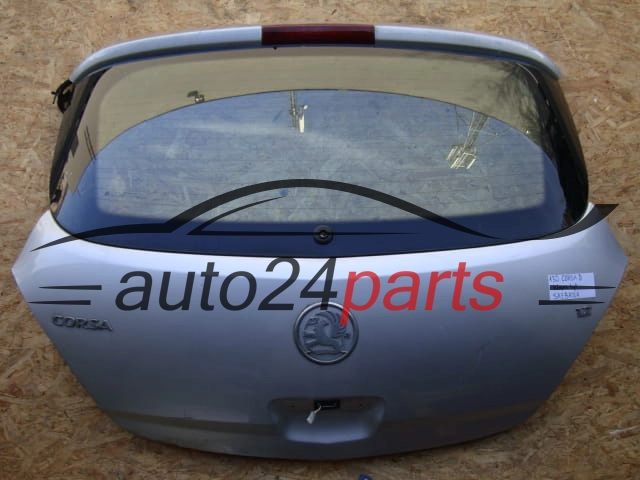 KLAPA TYLNA OPEL CORSA D 3D SREBRNA