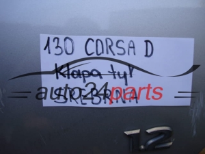KLAPA TYLNA OPEL CORSA D 3D SREBRNA