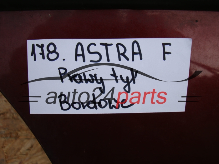 DRZWI PRAWE TYLNE OPEL ASTRA F KOMBI BORDOWE