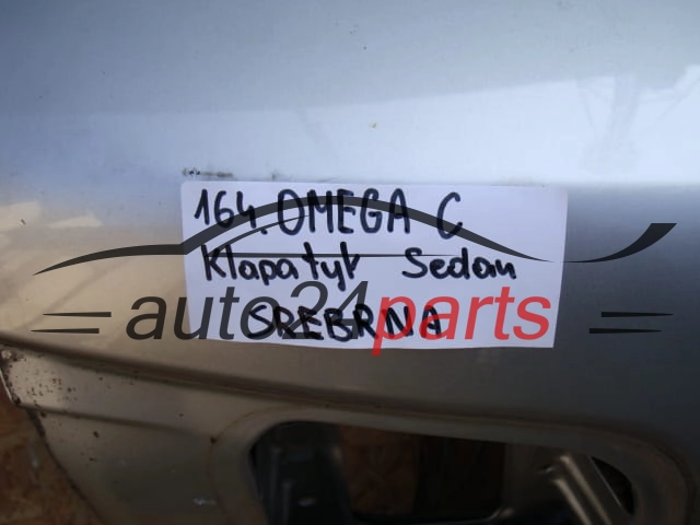 KLAPA TYLNA OPEL OMEGA C SEDAN SREBRNA