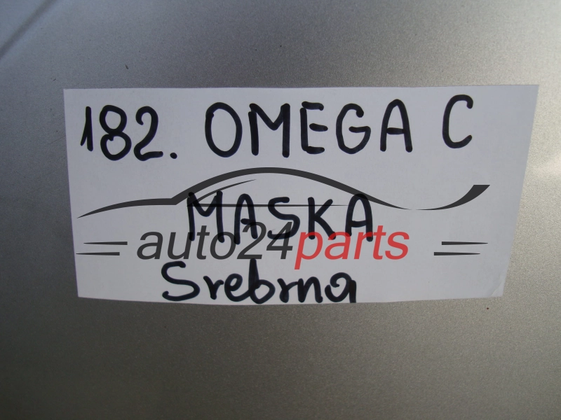 MASKA POKRYWA SILNIKA OPEL OMEGA C SREBRNA