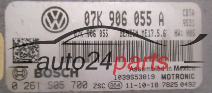 VW VOLKSWAGEN BOSCH 0 261 S05 700, 0261S05700, 07K 906 055 A, 07K906055A, MED17.5.6