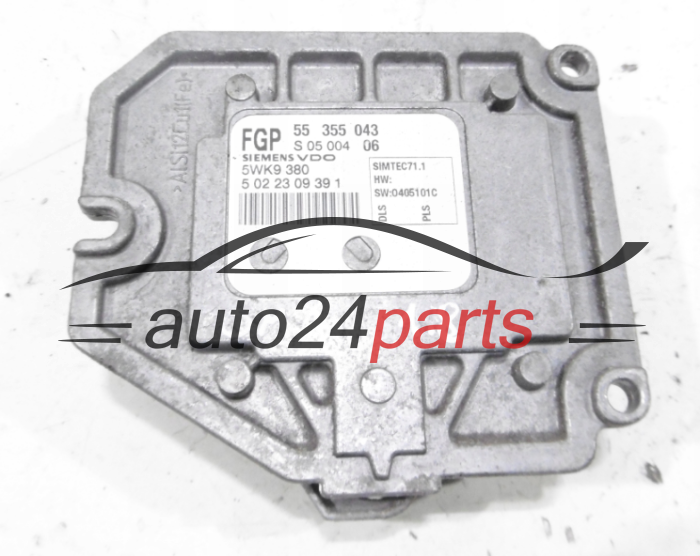 OPEL MERIVA 55 355 043, 55355043, SIEMENS 5WK9380