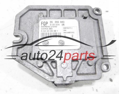 OPEL MERIVA 55 355 043, 55355043, SIEMENS 5WK9380