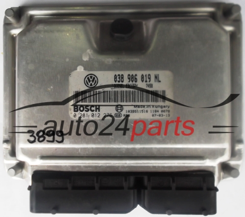 ECU ENGINE CONTROLLER SEAT IBIZA 1.9 TDI AXR 038 906 019 NL, 038906019NL, BOSCH 0 281 012 276, 0281012276, 1039S11516 