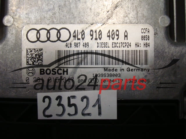 Sterownik silnika Audi Q7 4.2 TDI 0281015347 4L0907409 – zdjęcie 2