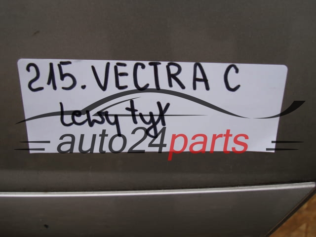 DRZWI LEWE TYLNE OPEL VECTRA C SREBRNE - 215