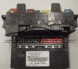 Centralina de comando do sistema SAM MERCEDES BENZ 209 545 00 01, 2095450001, 5DK 008 485-10, 5DK008485-10