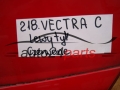 DRZWI LEWE TYLNE OPEL VECTRA C CZERWONE - 218