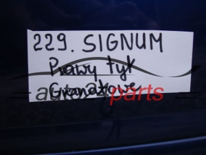 DRZWI PRAWE TYLNE OPEL SIGNUM GRANATOWE - 229