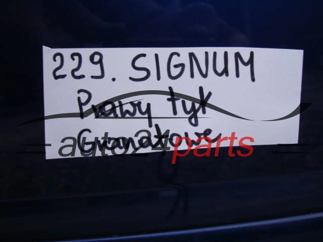 DRZWI PRAWE TYLNE OPEL SIGNUM GRANATOWE - 229