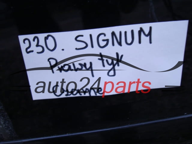 DRZWI PRAWE TYLNE OPEL SIGNUM CZARNE - 230