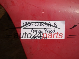 BŁOTNIK PRAWY PRZEDNI OPEL CORSA B CZERWONY - 193