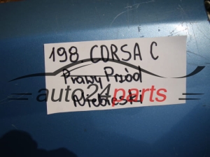 BŁOTNIK PRAWY PRZEDNI OPEL CORSA C NIEBIESKI - 198